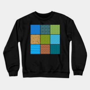 Snappy Geometric Landscapes Crewneck Sweatshirt